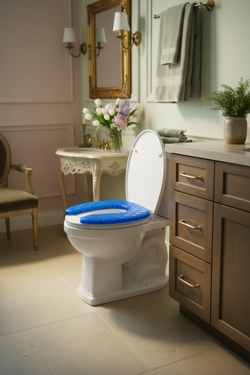 The SoftRest™ Gel Toilet Cushion